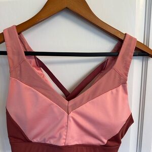 Champion Two-Tone Pink and Burgundy Bra